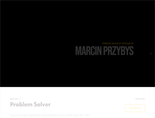 Tablet Screenshot of marcinprzybys.com